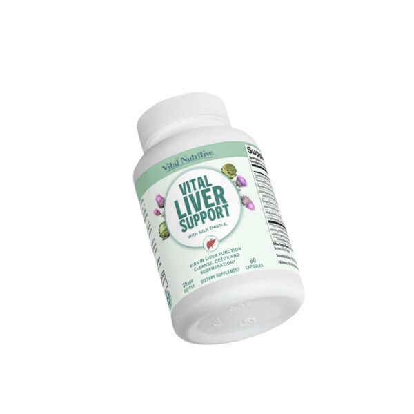 Cápsulas de soporte hepático Vital NUTRITIVE