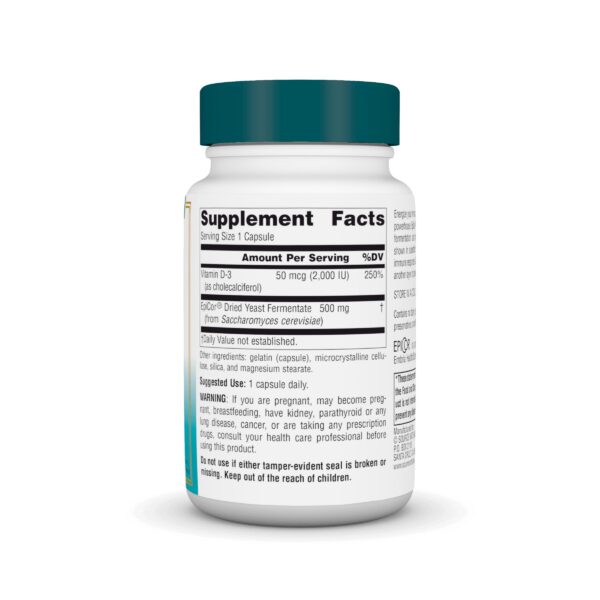 Cápsulas Source Naturals EpiCor Vitamina D-3 para sistema inmunitario