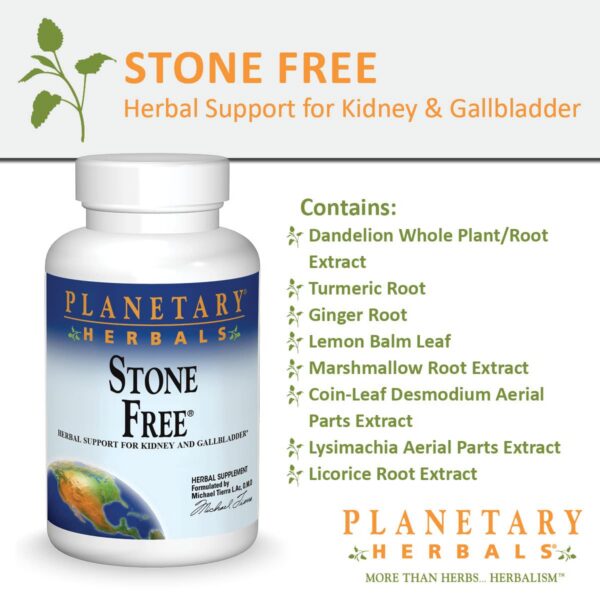 Apoyo renal Stone Free tabletas Planetary Herbals 90 count