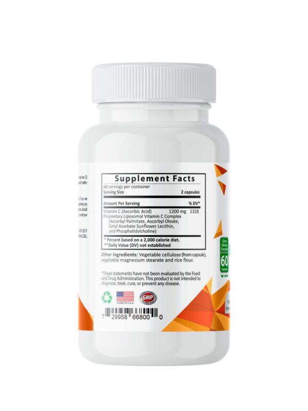 Version 1.0.0 Cápsulas Sundhed Natural vitamina C liposomal para sistema inmune