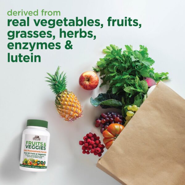 Cápsulas Super Frutas y Verduras Country Farms con ingredientes naturales