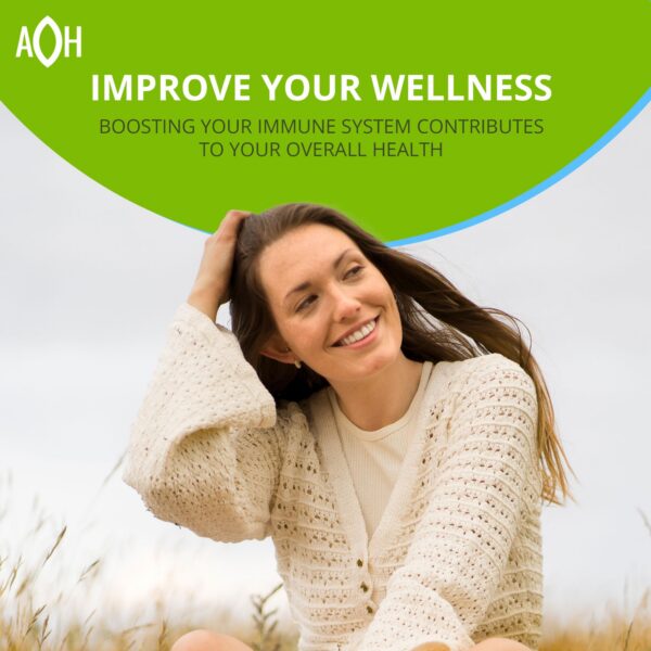 Cápsulas de suplemento adaptogénico con reishi