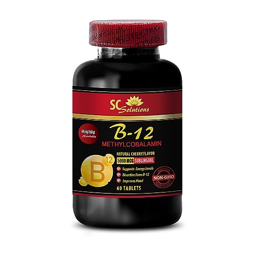 Tabletas Vitamina B-12 Metilcobalamina 5000 para energía