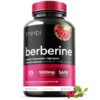 Version 1.0.0 Cápsulas de suplemento de berberina Thinbi 1000mg frasco
