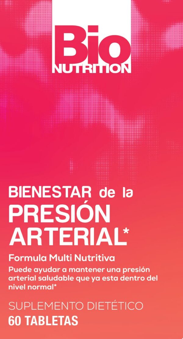 Version 1.0.0 Cápsulas de suplemento Bio Nutrition presión arterial