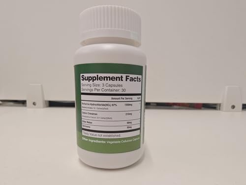 Cápsulas de suplemento CHANUBITO berberina con canela pura