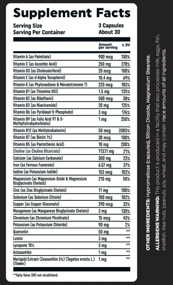 Cápsulas suplemento diario HTLT Multi VIT