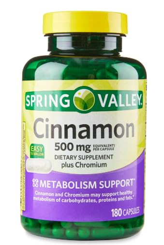 Cápsulas de suplemento dietético Canela Plus Cromo con etiqueta SEDLAV