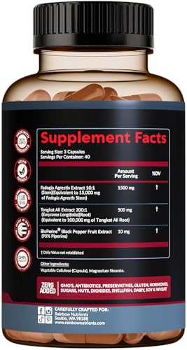 Version 1.0.0 cápsulas suplemento fuerza y resistencia fadogia agrestis