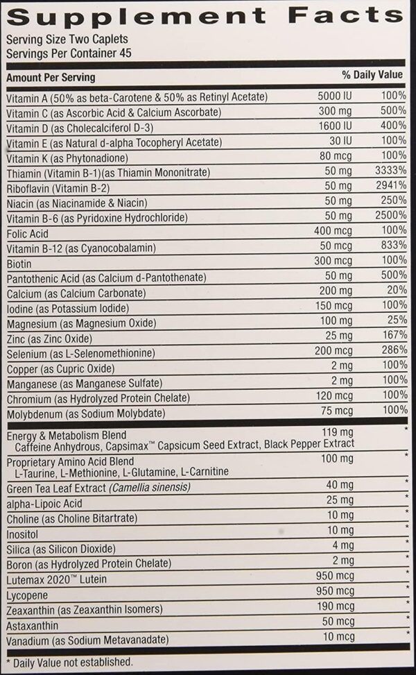 Cápsulas suplemento GNC Mega Men para energía masculina