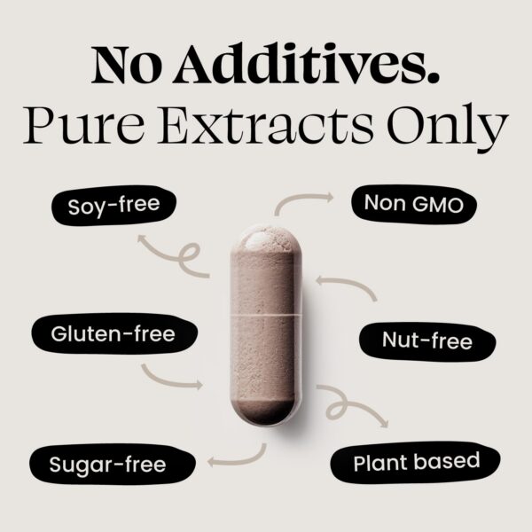 Cápsulas del suplemento de hongos Optimal Prime para energía