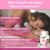 Cápsulas menú suplemento libido femenino LEAN Nutraceuticals