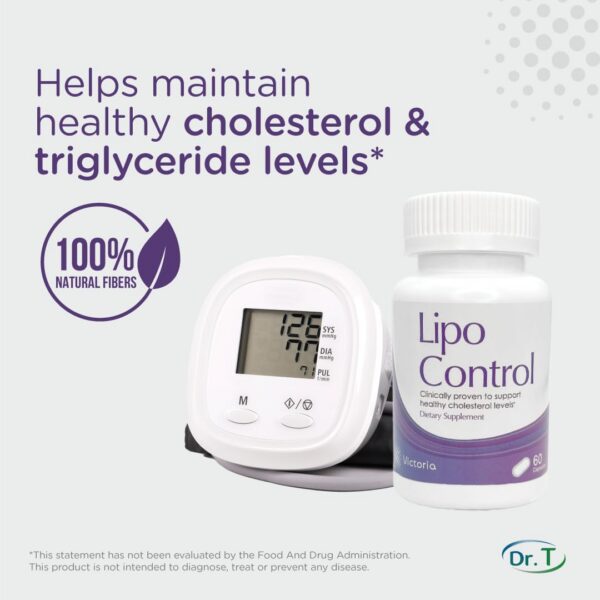 Cápsulas suplemento natural para colesterol Dr. T