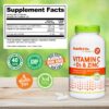 Cápsulas suplemento NutriBiotic vitaminas C D3 Zinc