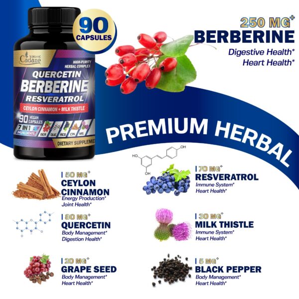 Capsulas suplemento Organic Cadane para salud inmunológica