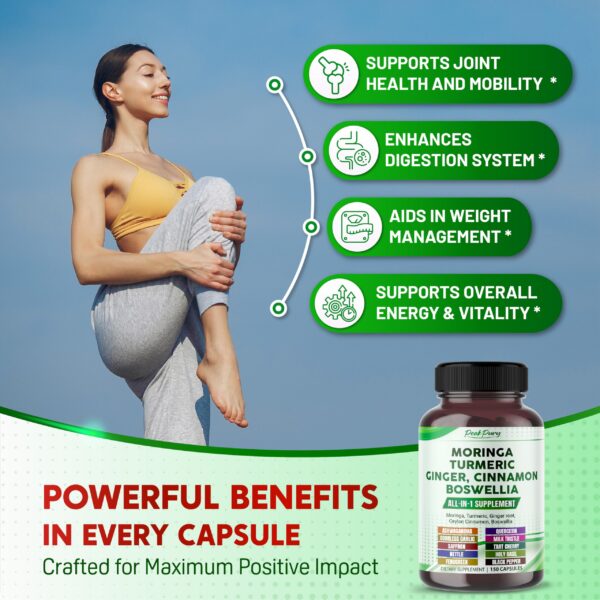 Cápsulas de suplemento PeakPury fusion natural adaptógena