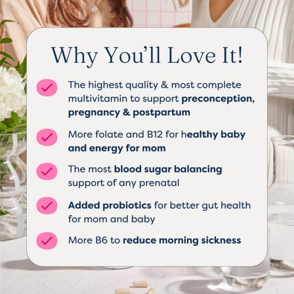 Cápsulas suplemento prenatal GutPersonal