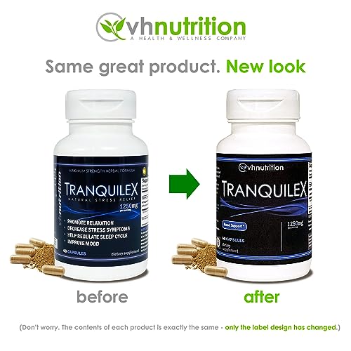 Version 1.0.0 Imagen de cápsulas de suplemento para relajación TRANQUILEX de VH Nutrition