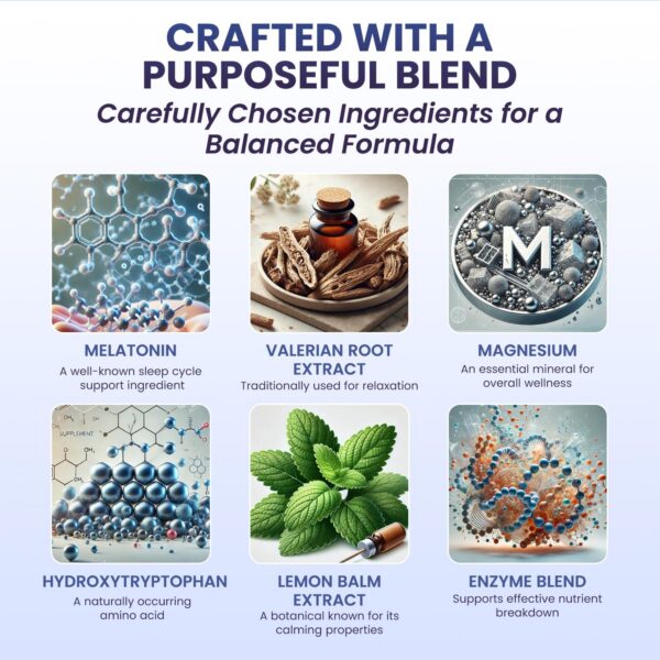 Version 1.0.0 Cápsulas suplemento sueño BedZyme relajación y descanso