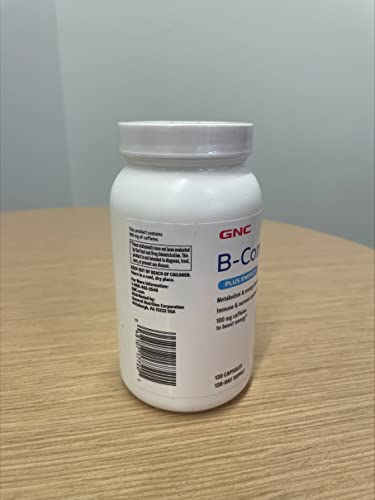 Cápsulas suplementos de vitamina B complejo GNC