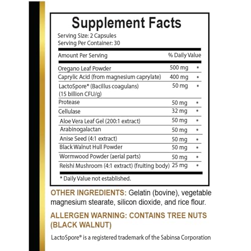 Cápsulas suplemento soporte Candida OLANTA TRADE