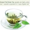 Capsulas de té verde y moringa Greens First antioxidantes