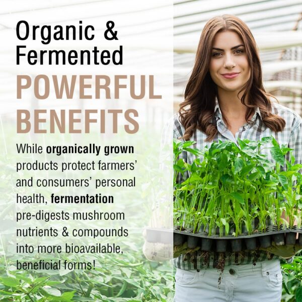 Cápsulas de terapia inmunológica con hongos maitake y shiitake