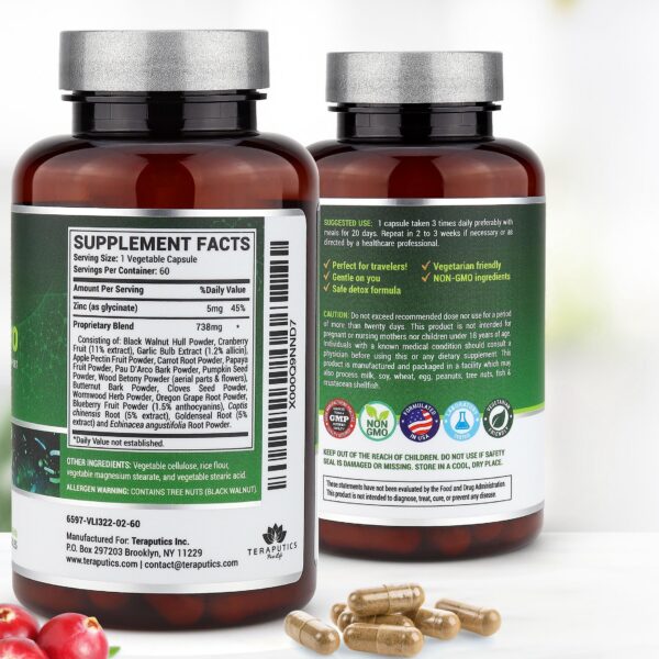 Cápsulas Teraputics IntestinePro apoyo digestivo