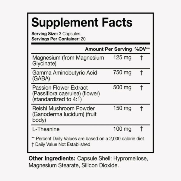 Cápsulas Terra Health apoyo sueño 30 días paquete