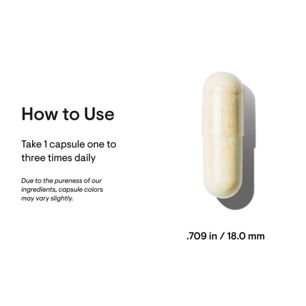 Cápsulas THORNE para apoyo suprarrenal y metabolismo saludable