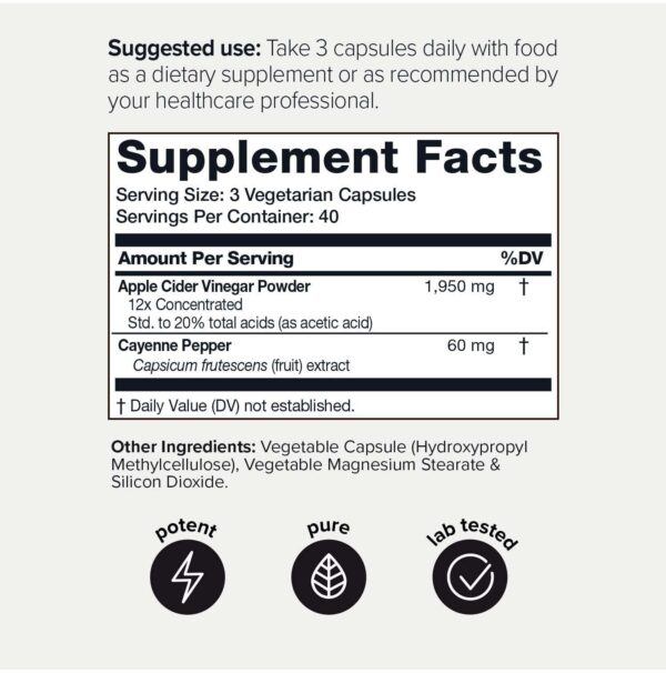 Version 1.0.0 Cápsulas Toniiq vinagre sidra manzana paquete cerrado
