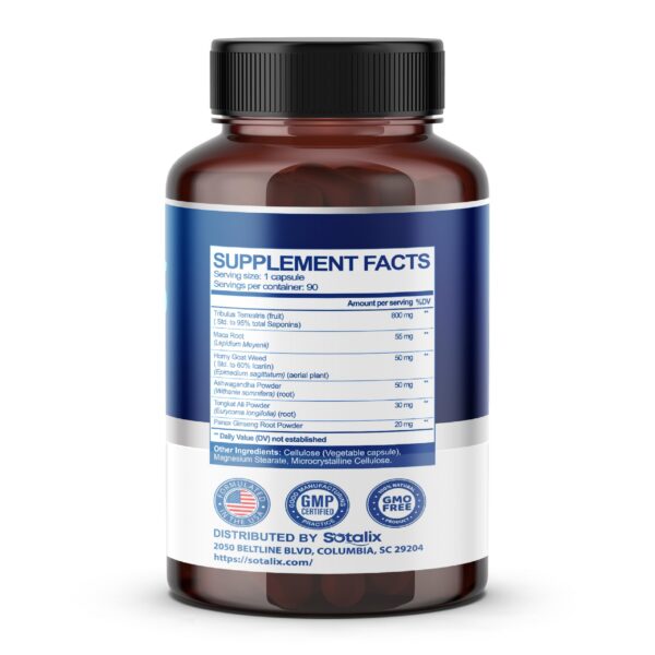 Version 1.0.0 Cápsulas de Tribulus Terrestris de alta potencia Sotalix
