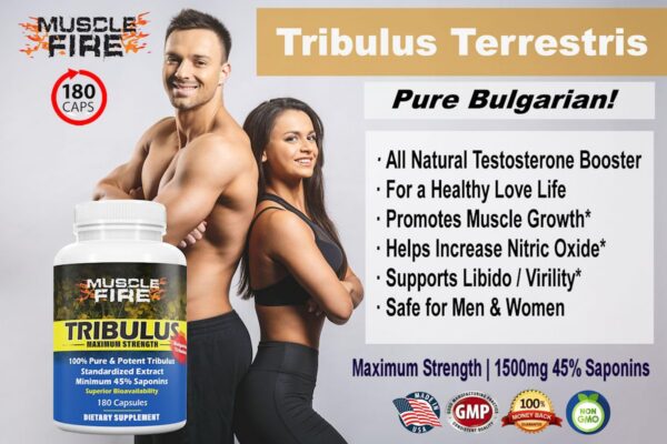 Version 1.0.0 Cápsulas de Tribulus terrestris para rendimiento muscular