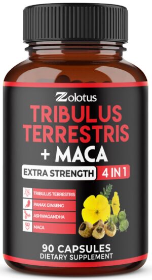 Cápsulas Tribulus Terrestris Zolotus con Ashwagandha para energía