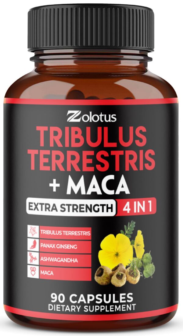 Cápsulas Tribulus Terrestris Zolotus con Ashwagandha para energía
