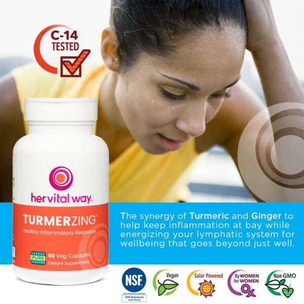 Cápsulas de TurmerZing para respuesta inflamatoria saludable