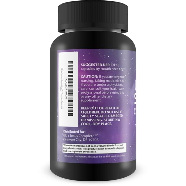 Cápsulas Ultra Sonus para tinnitus vista superior