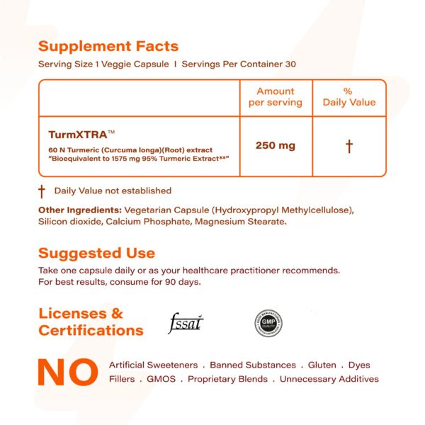 Version 1.0.0 Cápsulas naturales de cúrcuma Ultra Turmeric para bienestar integral