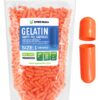 Cápsulas vacías de gelatina tamaño 1 color naranja XPRS Nutra
