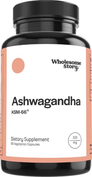 cápsulas veganas ashwagandha kms 66 300mg 60 unidades