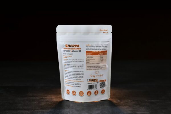Cápsulas veganas cúrcuma vSherpa para movilidad articular