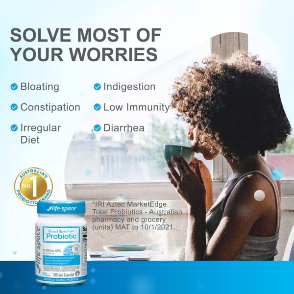 Version 1.0.0 Cápsulas veganas Life-Space para salud digestiva e inmunológica