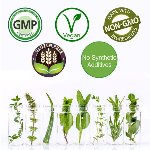 Cápsulas veganas de ajo sobre fondo blanco para suplemento