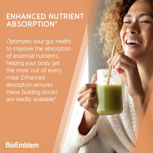 Version 1.0.0 Capsulas veganas BioEmblem para soporte digestivo