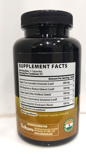 Cápsulas veganas de extracto de té verde para salud integral