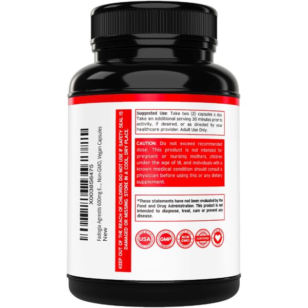 Version 1.0.0 Cápsulas veganas de Fadogia Agrestis