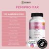 Version 1.0.0 Paquete de 60 cápsulas FemiPro MAX soporte urinario