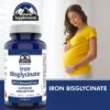 Cápsulas veganas de hierro bisglicinato