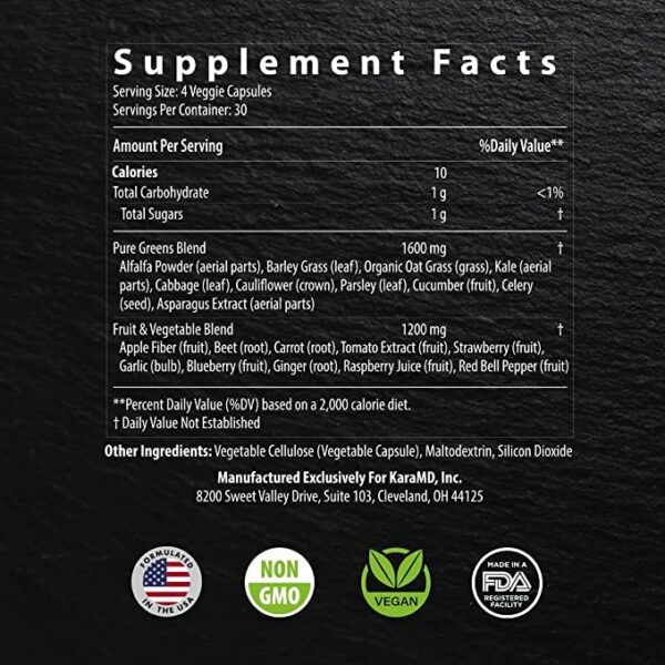 Cápsulas veganas KaraMD Pure Nature