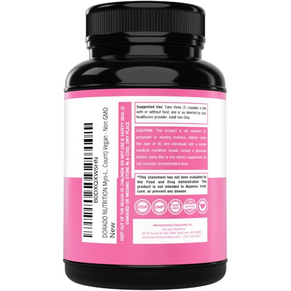 Version 1.0.0 Cápsulas veganas Myo-Inositol y D-Chiro Inositol complejo hormonal